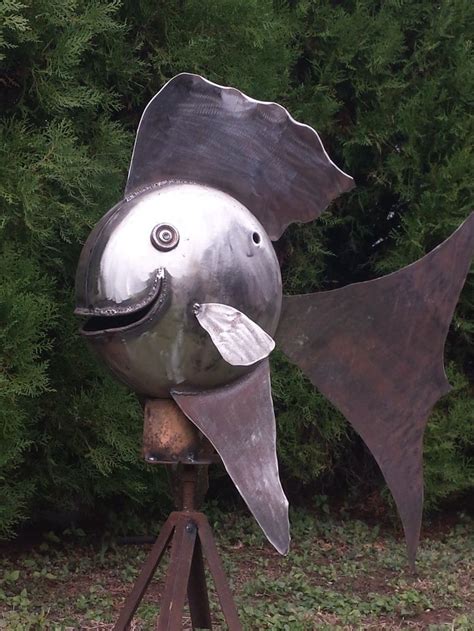 Metal Art Fish Scrap Metal A Creek Art Fish Art Metal Yard Art