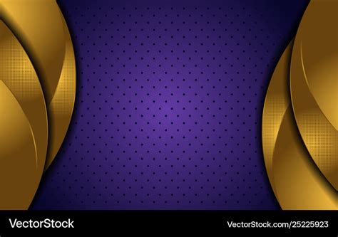Elegant Gold And Purple Luxury Background Vector Image