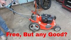 How to restore a lawn mower. cheap.