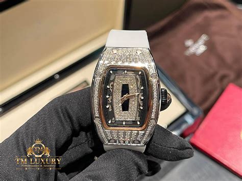Richard Mille 007 White Gold 18k Diamonds