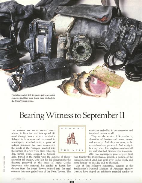 Thirty One Smithsonian Artifacts That Tell The Story Of 911 At The