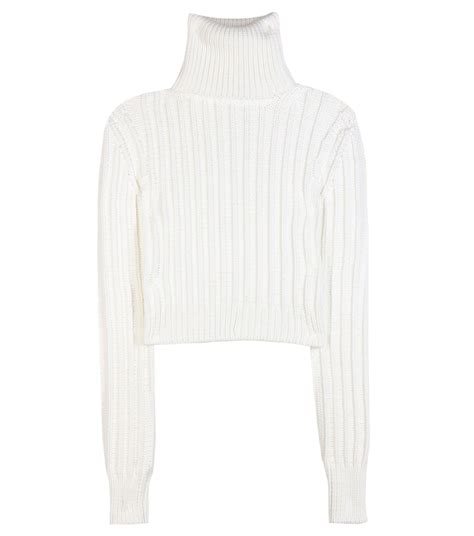 Cropped Turtleneck Sweater Calvin Klein Collection