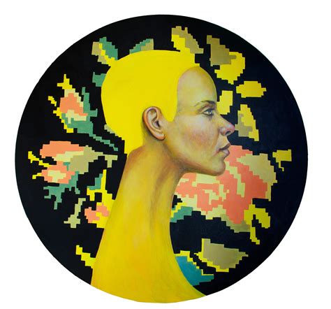 Natasha Lelenco Contemporary Pop Surrealist Portrait Woman With
