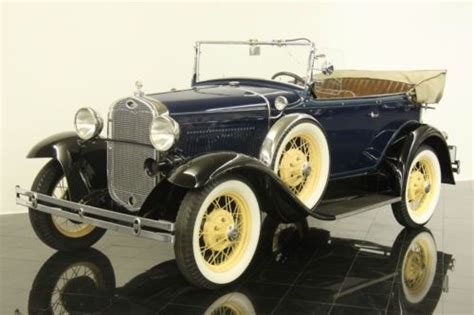 Find New 1931 Ford Model A 180a 2door Deluxe Phaeton Restored Rare 1 Of