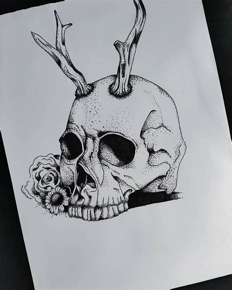20 Cool Skull Drawing And Sketch Ideas Beautiful Dawn Designs