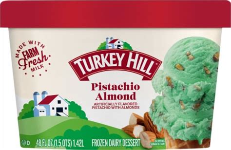 Turkey Hill Pistachio Almond Frozen Dairy Dessert Tub Oz Pick N