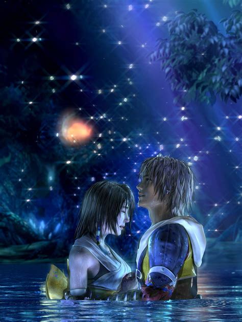Final Fantasy X Cg Artwork Yuna And Tidus Yuna Final Fantasy Final