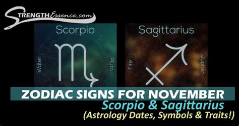 Zodiac Signs For November Astrology Dates Symbols And Traits 2024