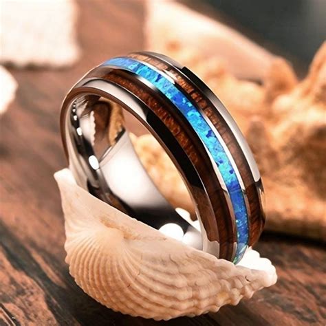 Https://tommynaija.com/wedding/hawaiian Wedding Ring Tungsten