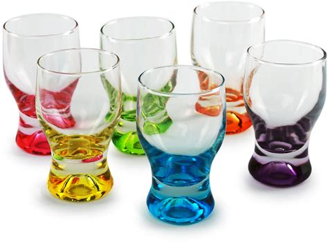 Circleware 42796 Shot Set Of 6 Heavy Base Glassware Drinking Whiskey Glass Cu 704572427967 Ebay