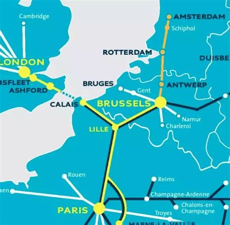 Eurostar London To Paris Route Map