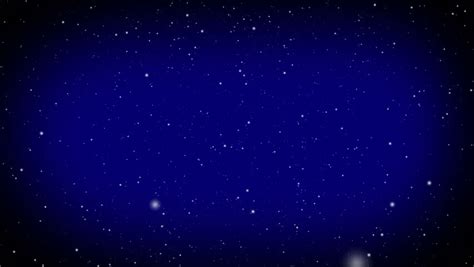 Cartoon Earth At Night Against A Starry Sky Stock Footage