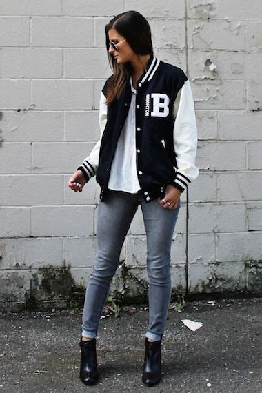 next step varsity women s look asos fashion finder varsity jacket outfit jacket outfit