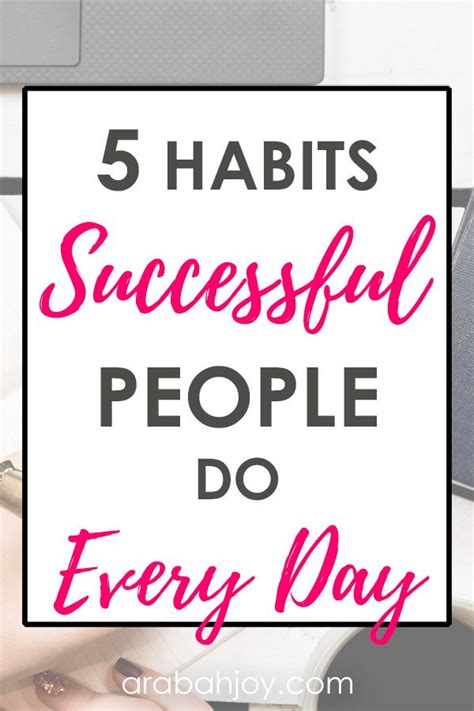 5 Habit Goals: How to Have Your Best Year Ever - Arabah