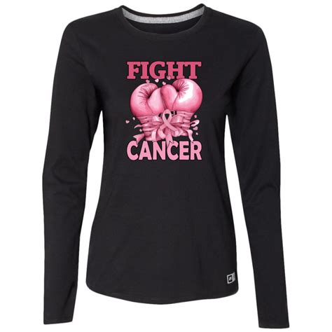 fight cancer women s dri power ls t shirt 64lttx battle buddy designs