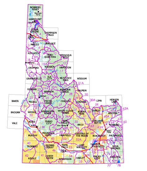 Idaho Deer Unit Map