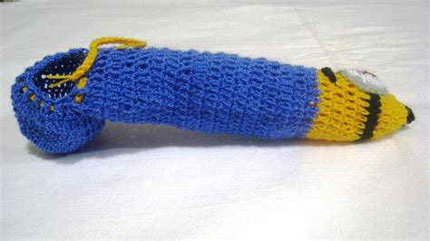 Minion Hand Knitted Underwear Penis Warmer Cock Sock Vibrator Etsy