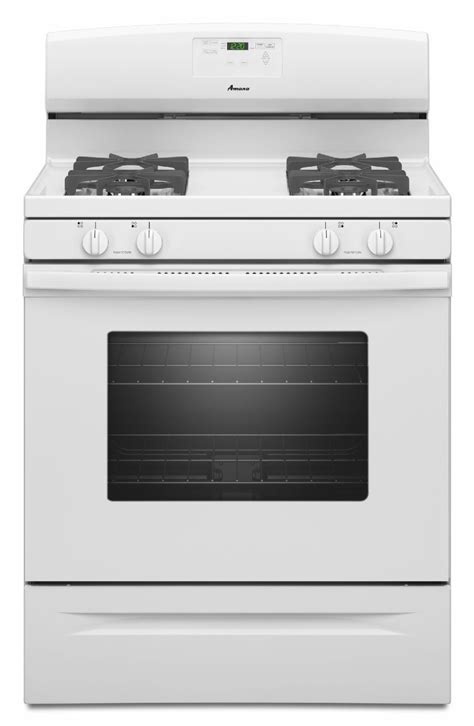 Amana Agr5630bdw 30 Inch Freestanding Gas Range With 4 Sealed Burners