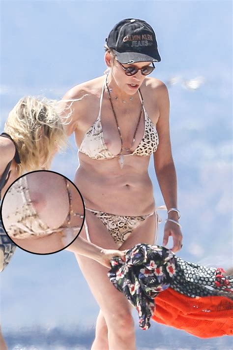 Sharon Stone Tuvo Un Accidente Con Su Bikini Infobae