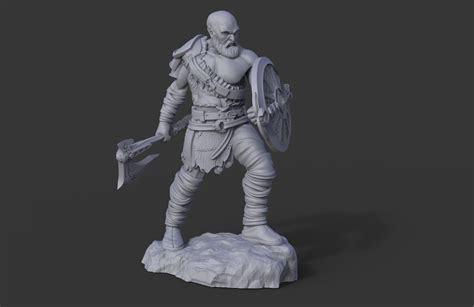 Kratos Miniature God Of War 3d Printable Model