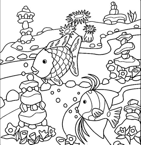 Der regenbogenfisch ist mit seinem schillernden schuppenkleid der allerschönste fisch im ganzen ozean. Regenbogenfisch Malvorlagen | Coloring and Malvorlagan