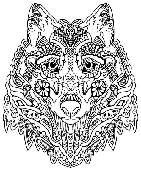 Do you have a little animal lover at home? Awesome wolf from quot;Awesome Animalsquot; Colouring ...