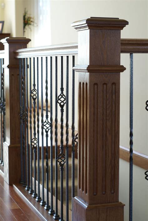 Post To Post Stair Systems Minnesota Bayer Built Woodworks Iron