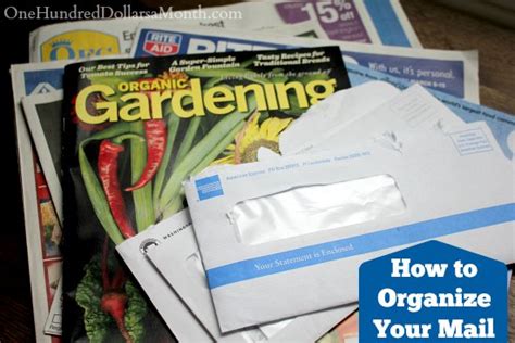 Organization Tips How To Organize Your Mail