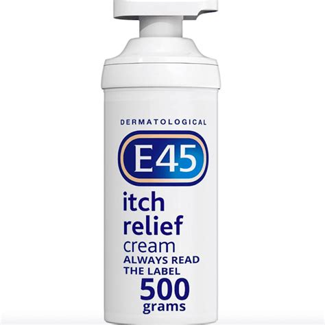 E45 Itch Relief Cream 500g Caplet Pharmacy