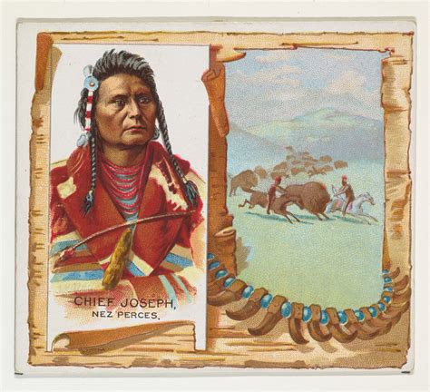 Issued By Allen Ginter Chief Joseph Nez Perces From The American