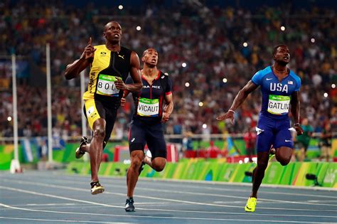 The Physics Of Usain Bolt S World Record 100 Meter Da