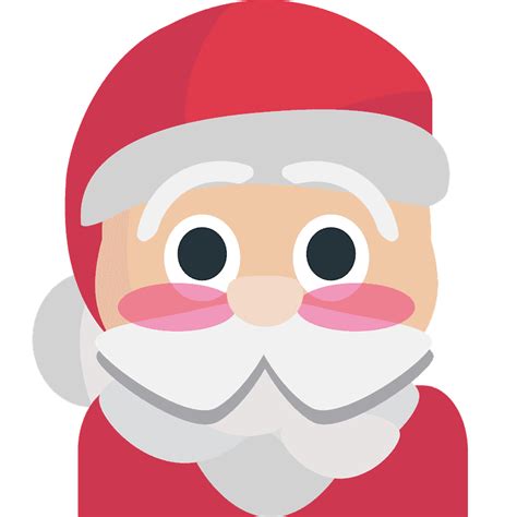 Santa Claus Emoji Clipart Free Download Transparent Png Creazilla