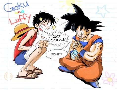 Luffy And Goku Onepiece