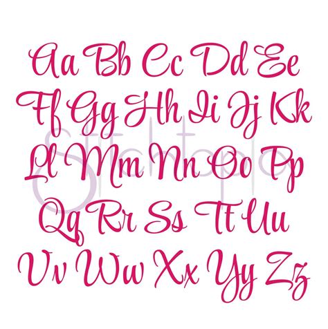 Please be sure to examine all letters prior. Mayah Embroidery Font #1 - 1", 2", 3" - Style Script Font ...