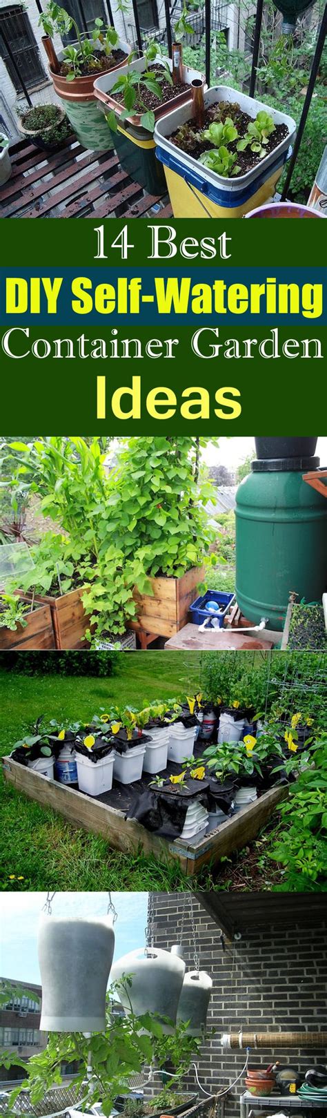 Container Garden Self Watering System