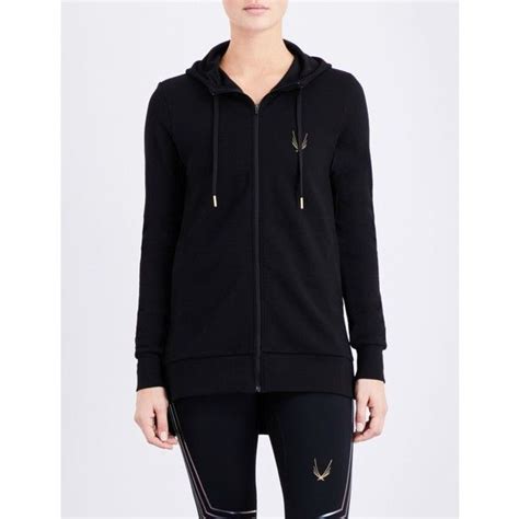 Lucas Hugh Halo zip-up hoody ($240) liked on Polyvore featuring
