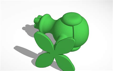 3d design peashooter plants vs zombies thing 513781 tinkercad