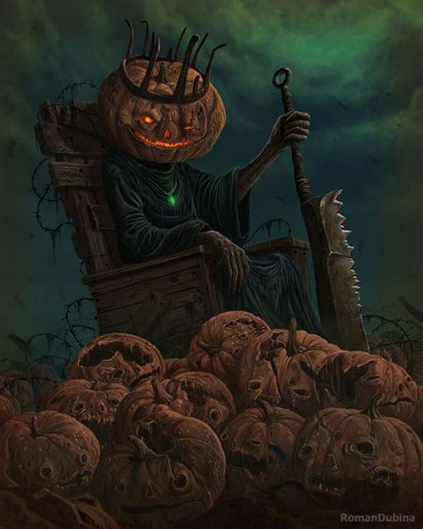 Pumpkin King By Romandubina On Deviantart Halloween Artwork Dark Fantasy Art Fantasy Art