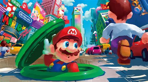 Super Mario Odyssey Switch Arte Conceitual Mostra Que New Donkers