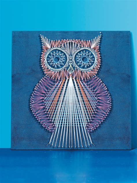 String Art Owl · Extract From String Craft By Lucy Hopping · How To