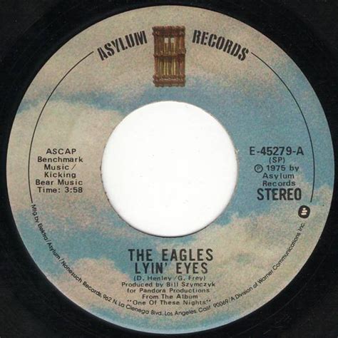 The Eagles Lyin Eyes Releases Discogs