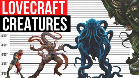 Lovecraft Creatures Size Comparison Part Cthulhu Azathoth Nyarlathotep Youtube