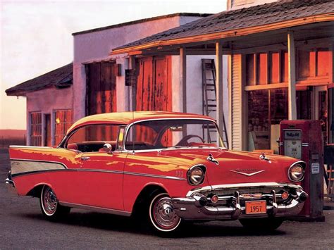 50 Wallpapers De Autos Clásicos Hd Taringa Chevrolet Bel Air 1957