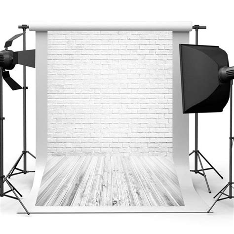 Stunning White Brick Wall Backdrop For Photography
