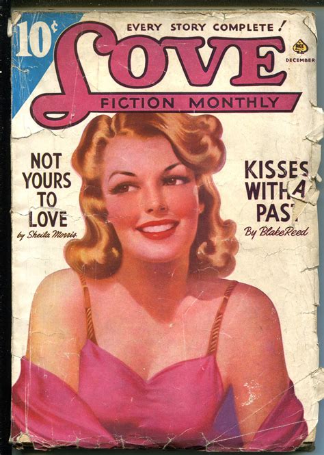 Love Fiction Monthly 121941 Ace Pin Up Girl Cover Pulp Romance Fiction