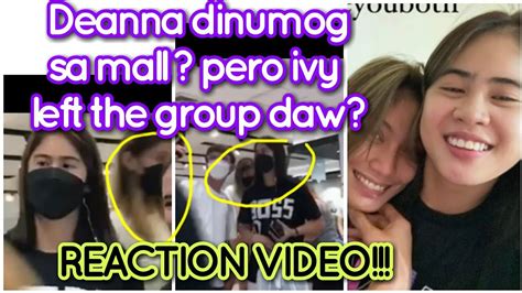 Deanna Dinumog Ng Fans Sa Megamall W Ivy Pero Ivy Left The Group Daw Reaction Video Youtube