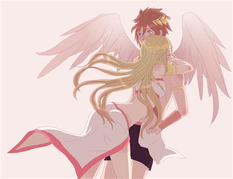 Request Pit And Palutena By Colored Sky On Deviantart