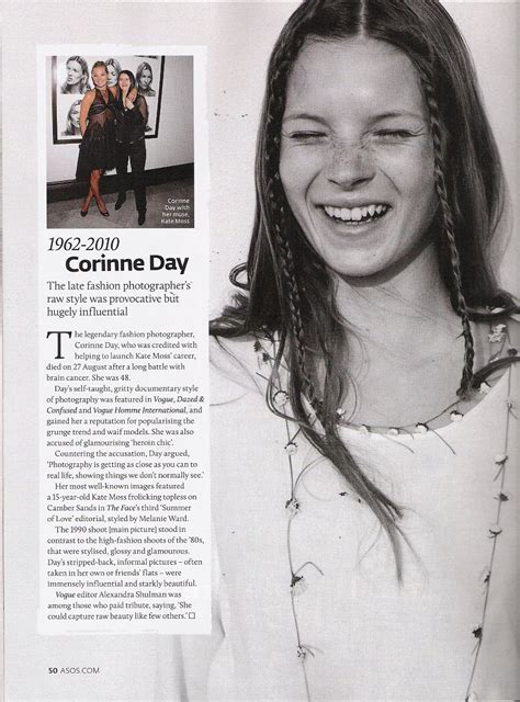 Corinne Day The Piece Talks About Days Career As Well As Being The