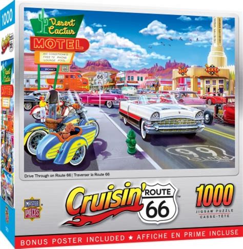 Masterpieces Cruisin Route 66 Drive Through On Route 66 1000 Piece