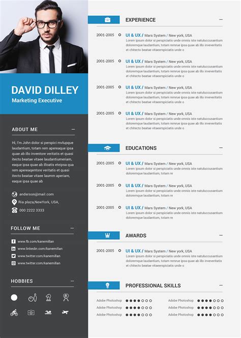 Cv templates that help you find your dream job. Free Professional CV Template & Cover Letter for Marketing ...